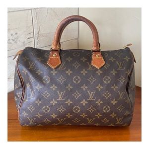 👄👄AUTHENTIC LOUIS VUITTON SPEEDY 30 HANDBAG VINTAGE MONOGRAM
